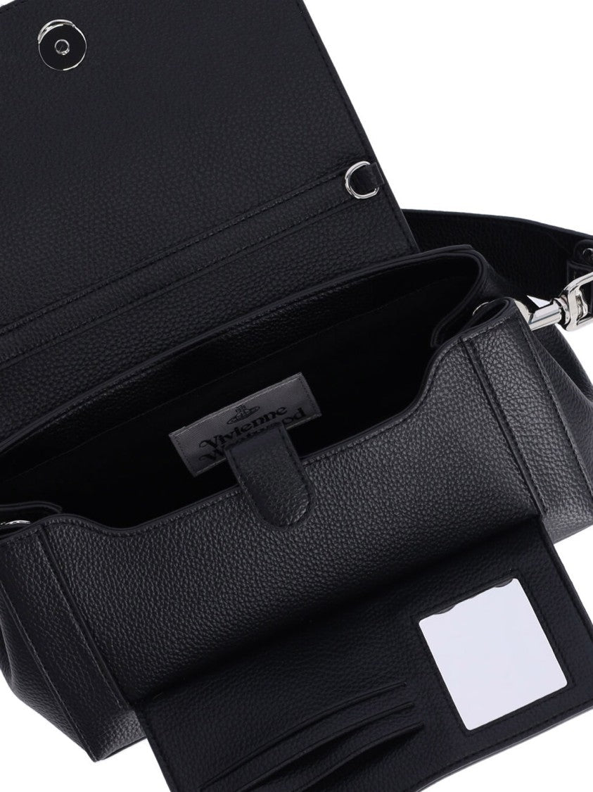 Vivienne Westwood "Hazel" Shoulder Bag – Black