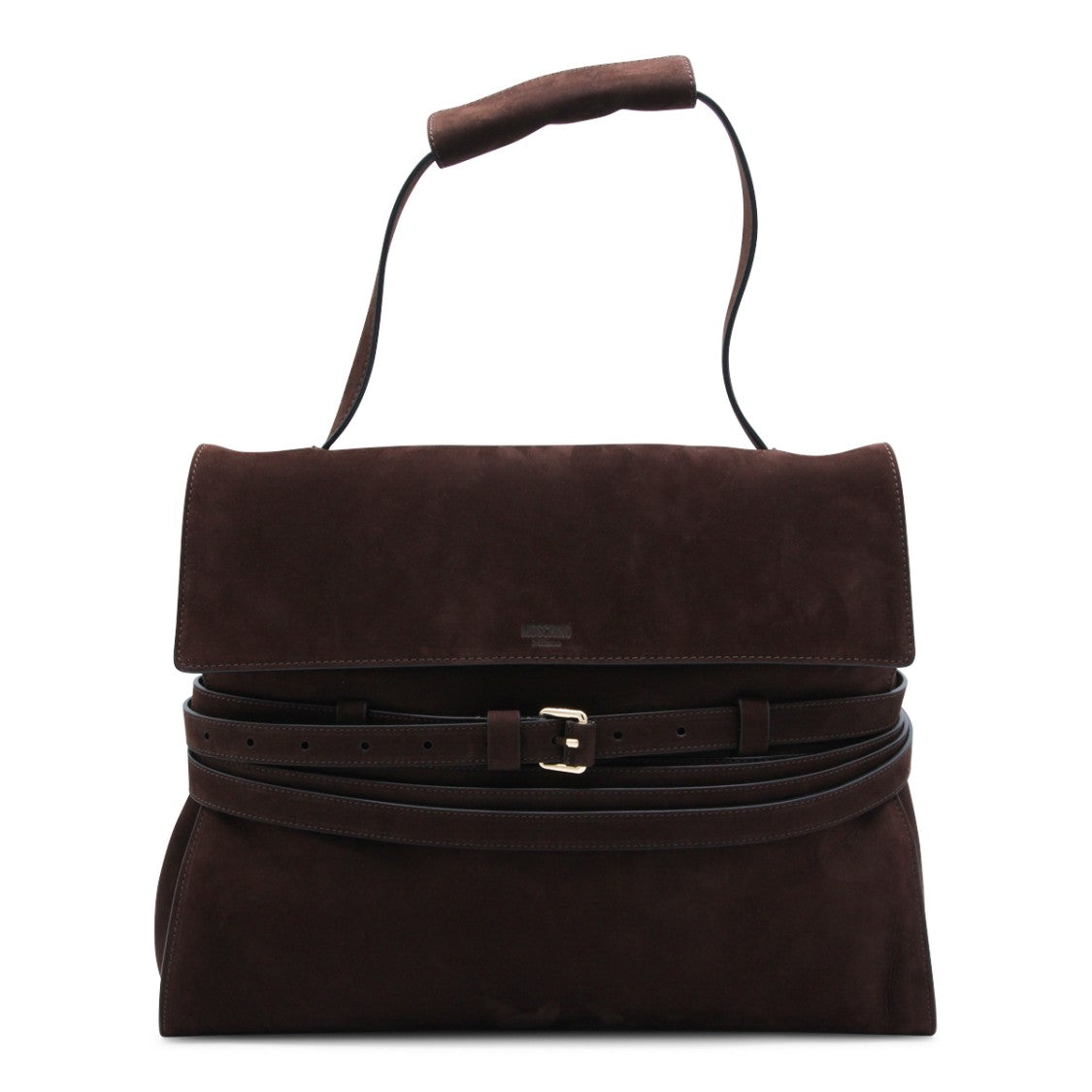 Moschino Structured Brown Bag