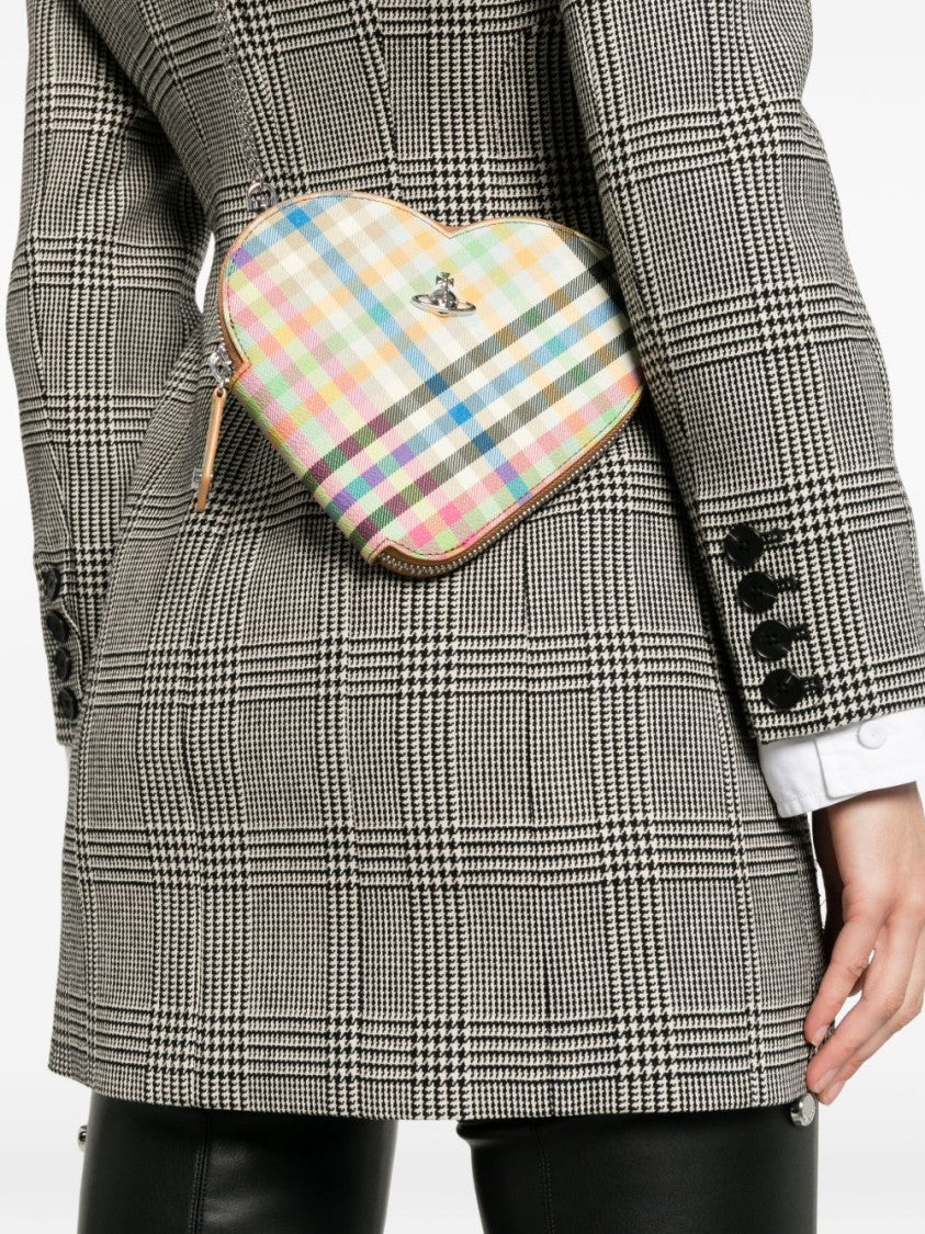 Vivienne Westwood Checked Orb Chain Strap Bag