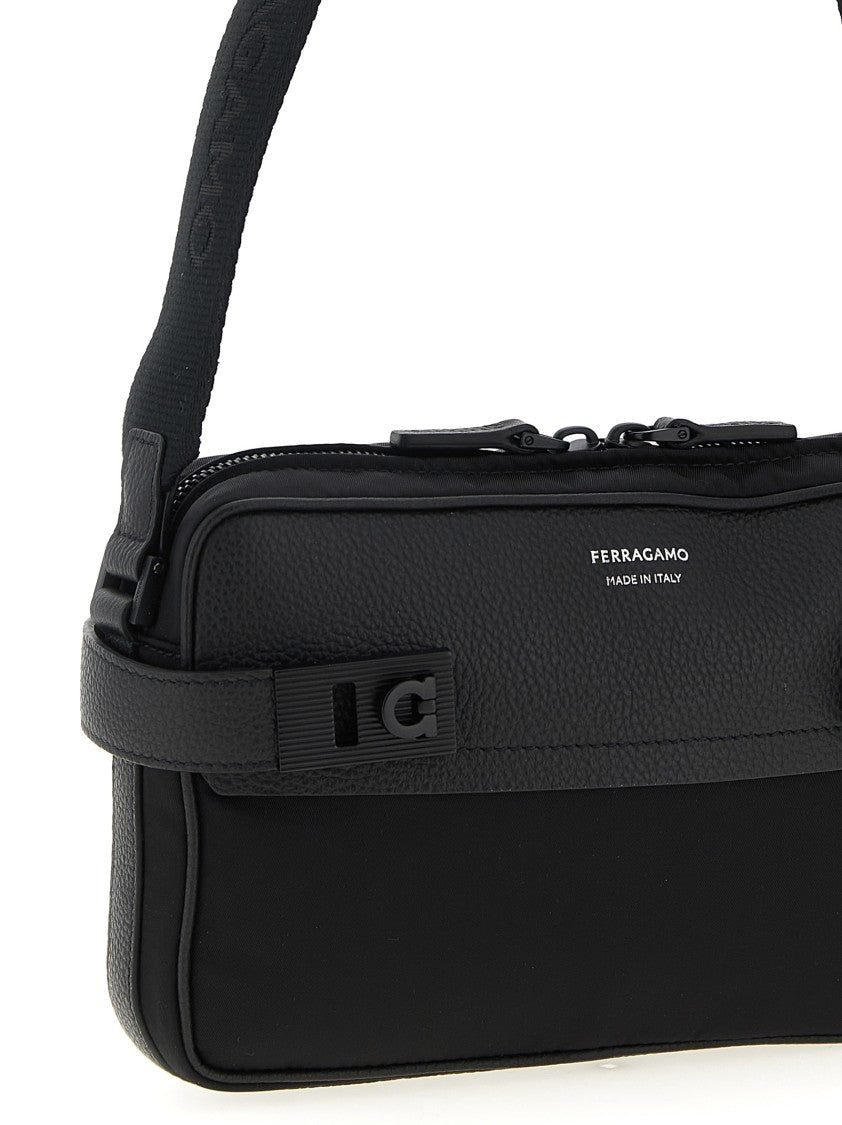 Ferragamo 'Twins Nylon' Crossbody Bag