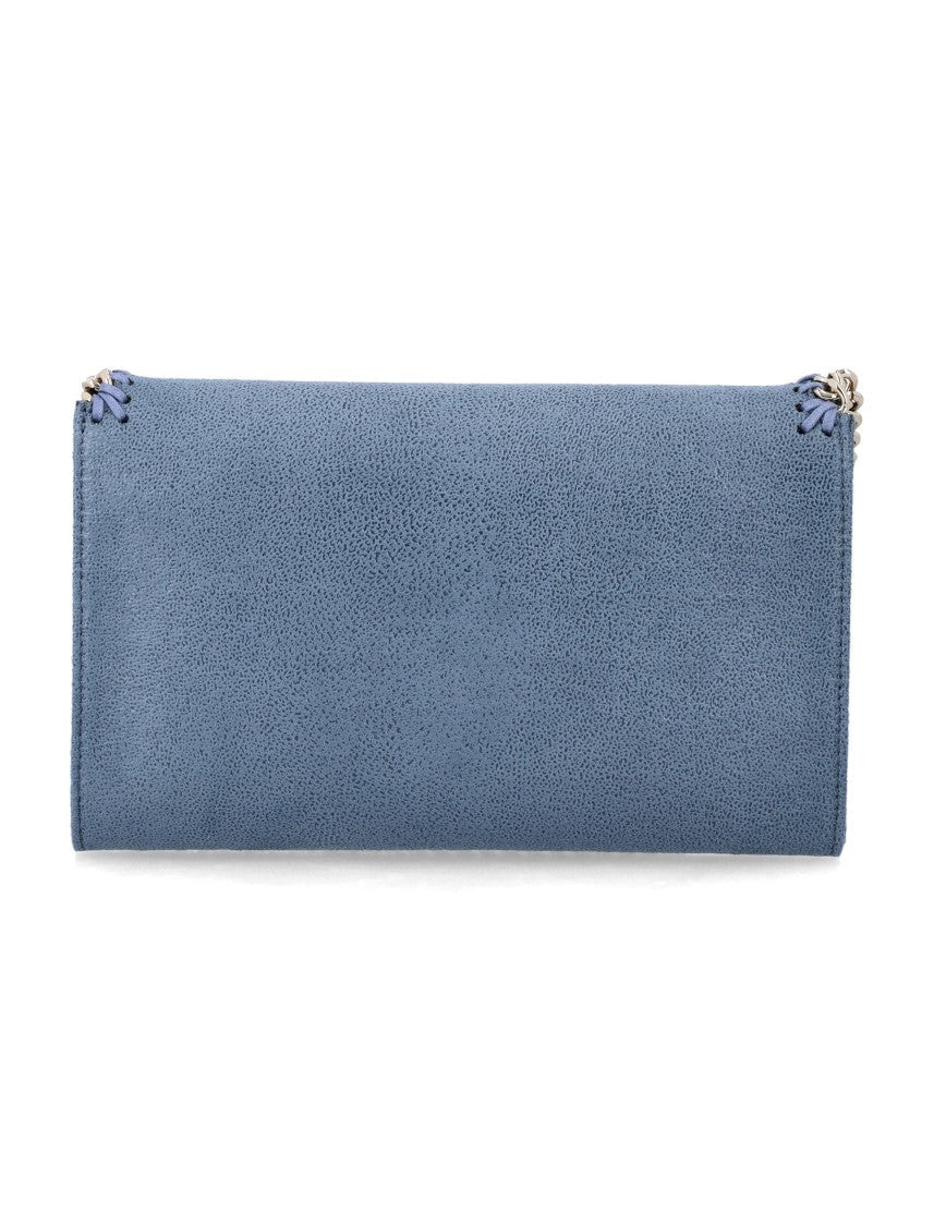 Stella Mccartney Blue Falabella Crossbody Wallet