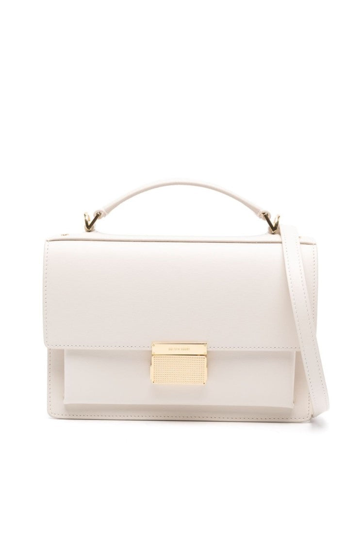 Golden Goose Venezia White Cow Leather Handbag