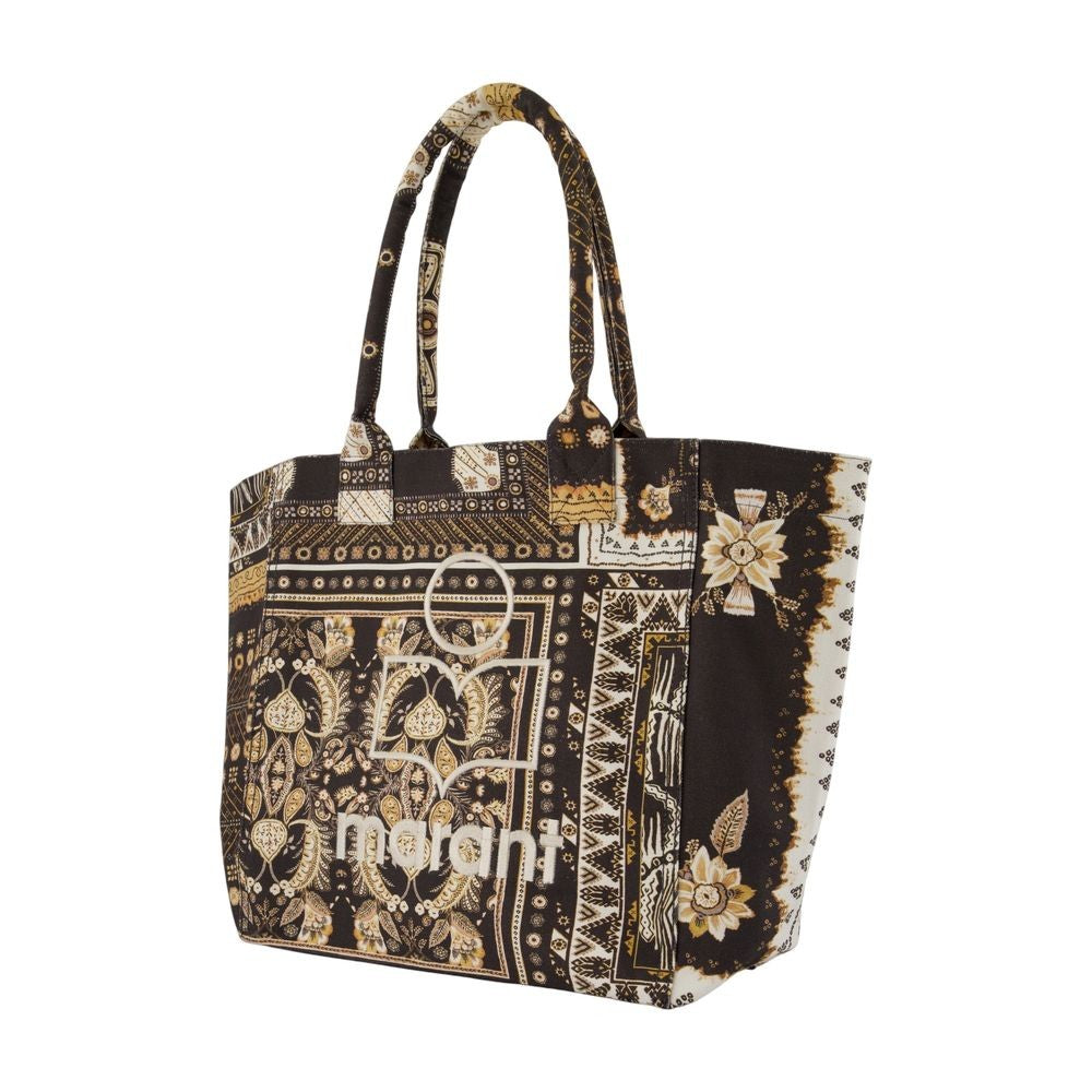 Isabel Marant Small Yenky Ge Shopper Bag - Cotton - Black