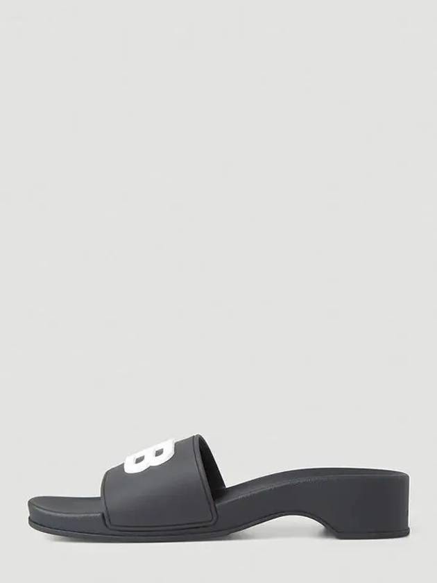 Luxury Balenciaga Trending 2025 Rubber Slippers Black