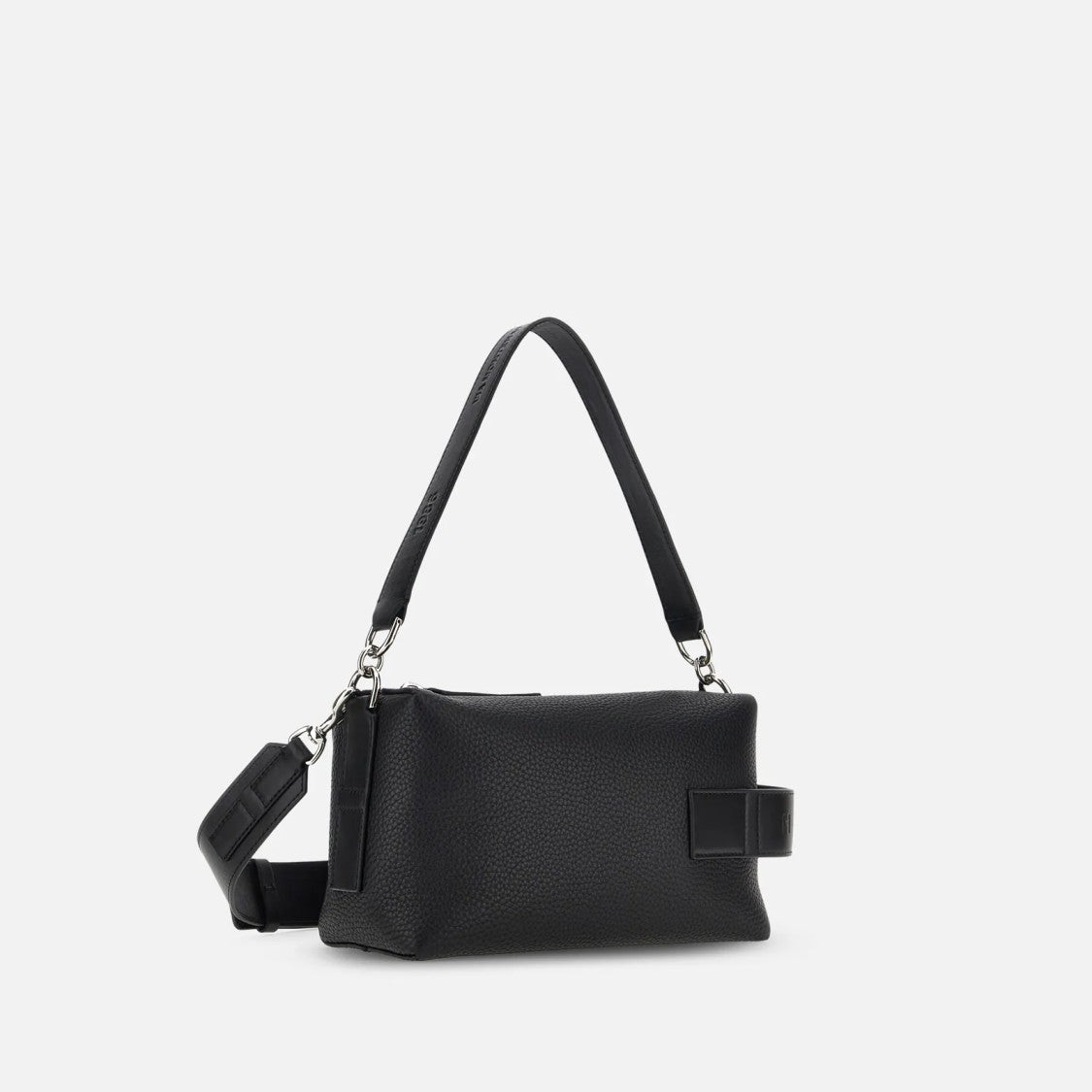 Hogan Script Piccolo Handbag With Textured Leather Finish