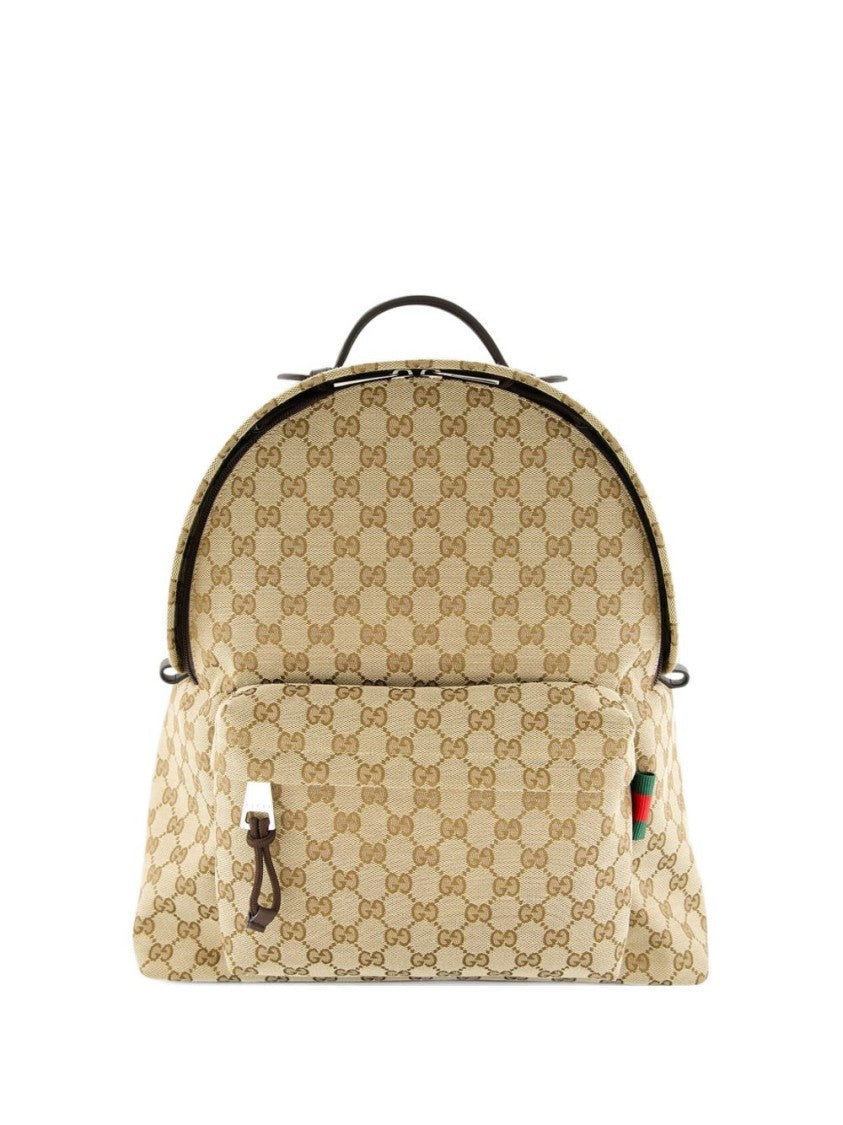 Gucci Medium Gg Canvas Backpack