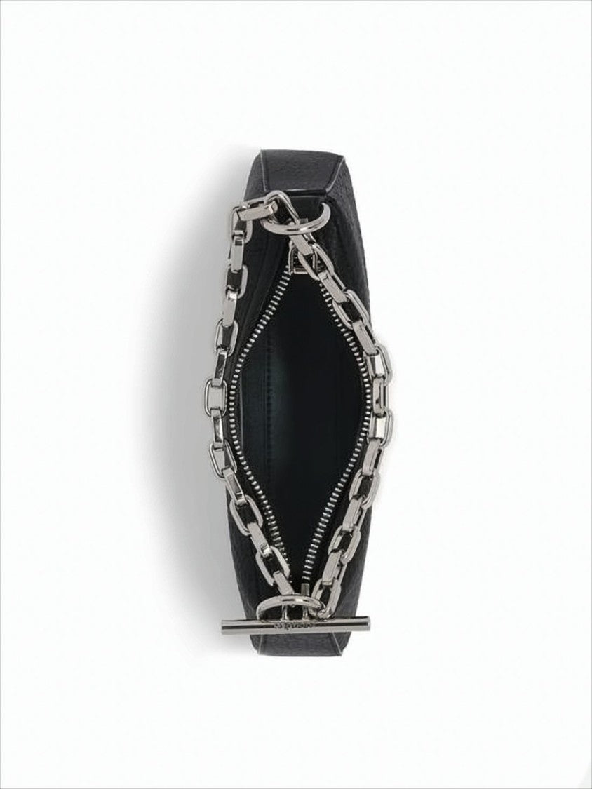 Alexander Mcqueen Textured Calf Leather Shoulder Bag