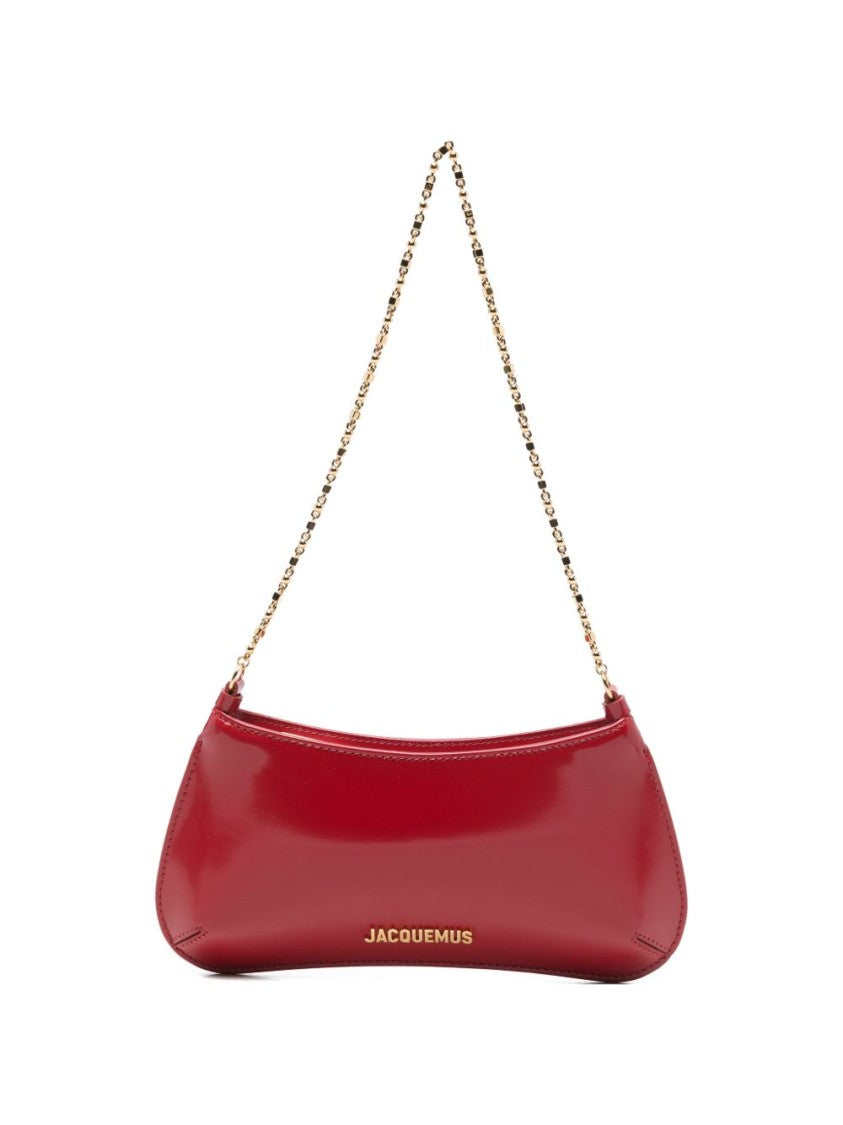 Jacquemus Red Handbag With Gold-Tone Accents