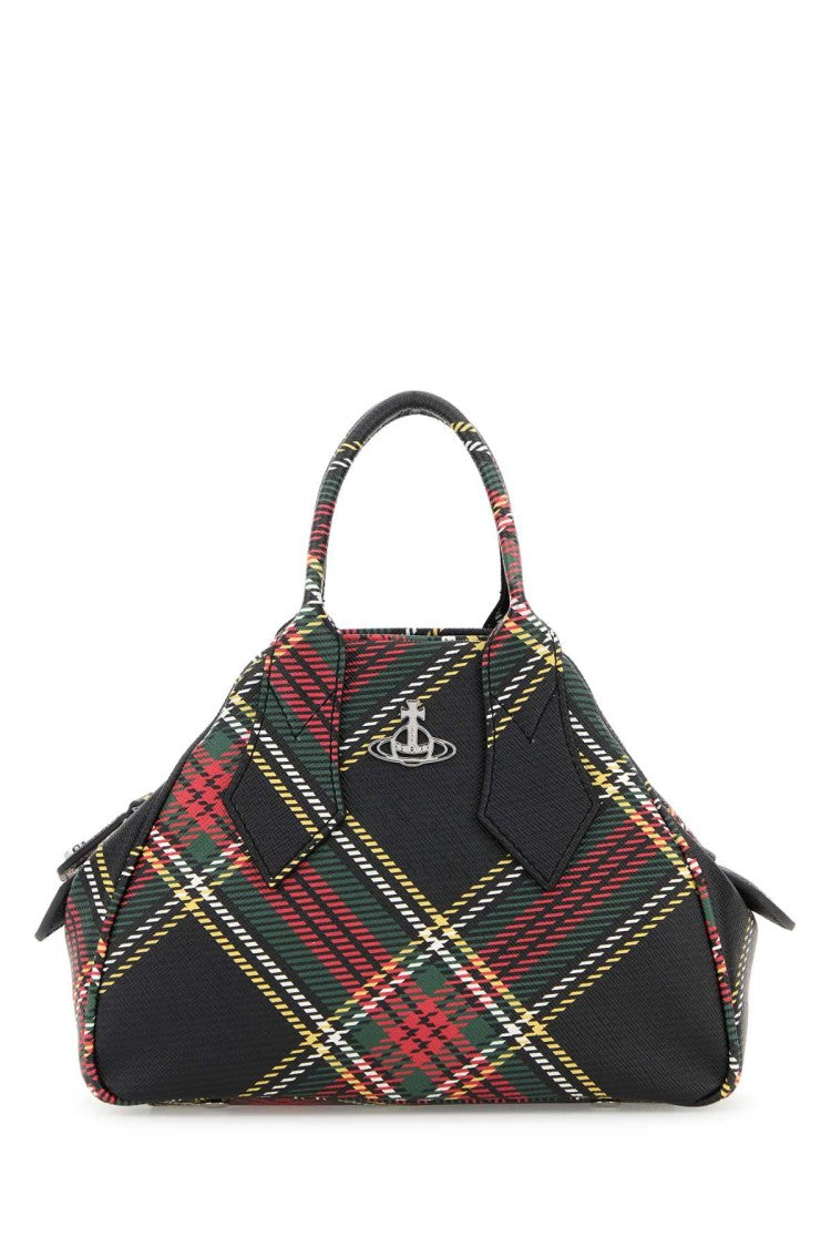 Vivienne Westwood Printed Synthetic Leather Small Yasmine Handbag