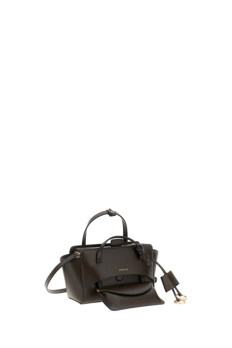 Hidesins Brown Flap S Leather Crossbody Bag