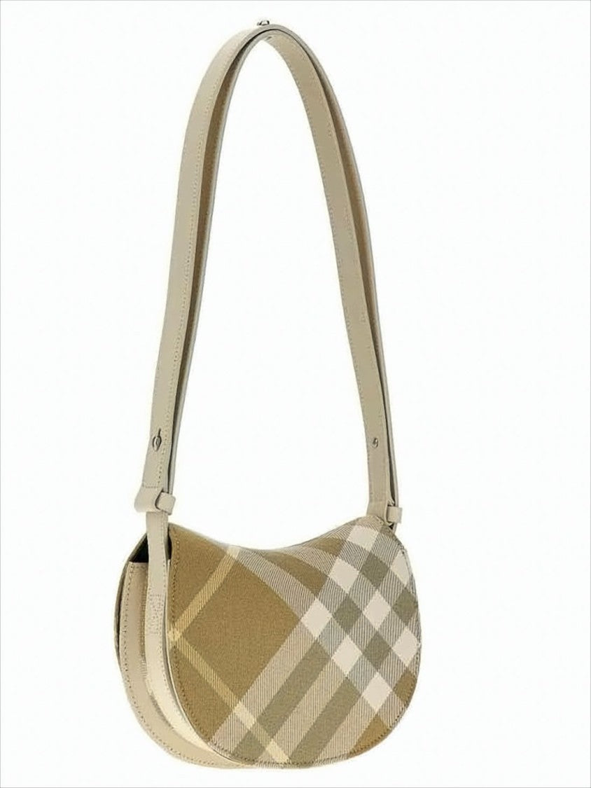 Burberry Crescent-Shaped Burberry Shoulder Bag