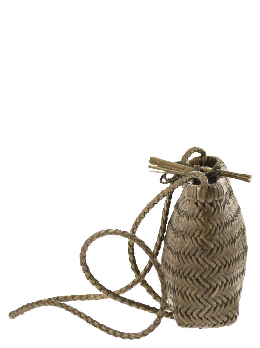 Dragon Minsu - Mini Woven Leather Bag