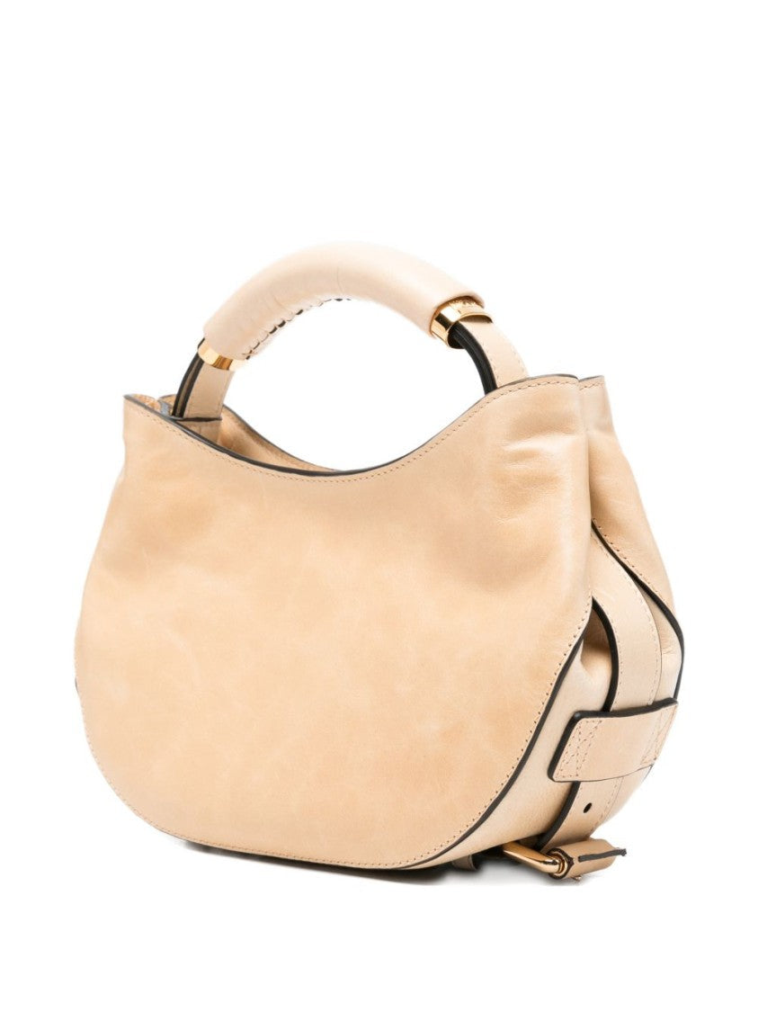 Moschino Crescent-Shaped Bag With Structured Handle