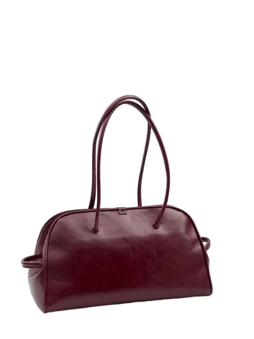 Jacquemus Elongated Rectangular Burgundy Tote Bag