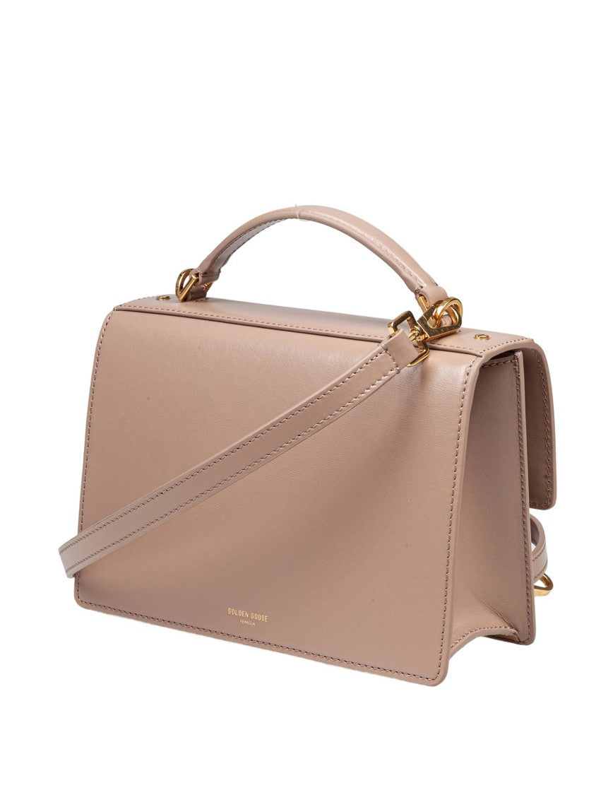Golden Goose Cappuccino Color Leather Venezia Handbag