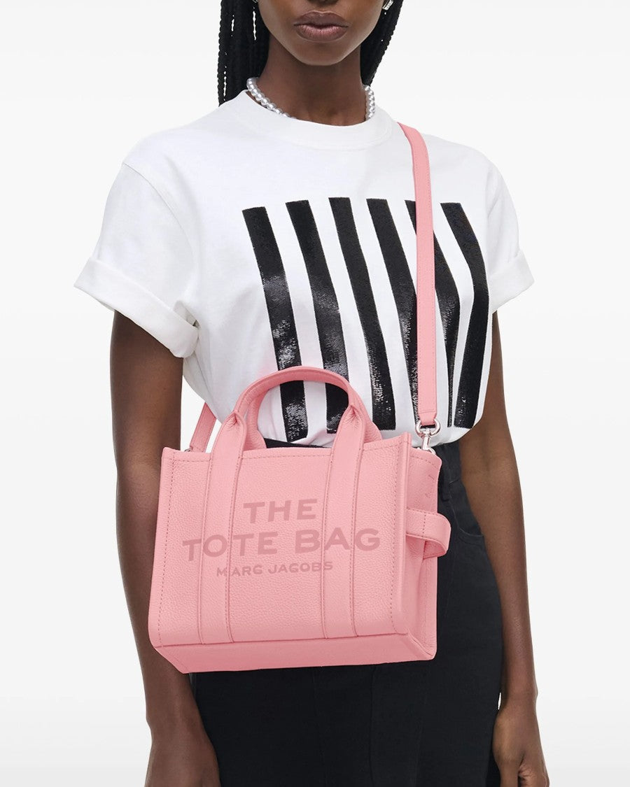 Marc Jacobs Pink The Leather Small Tote Bag