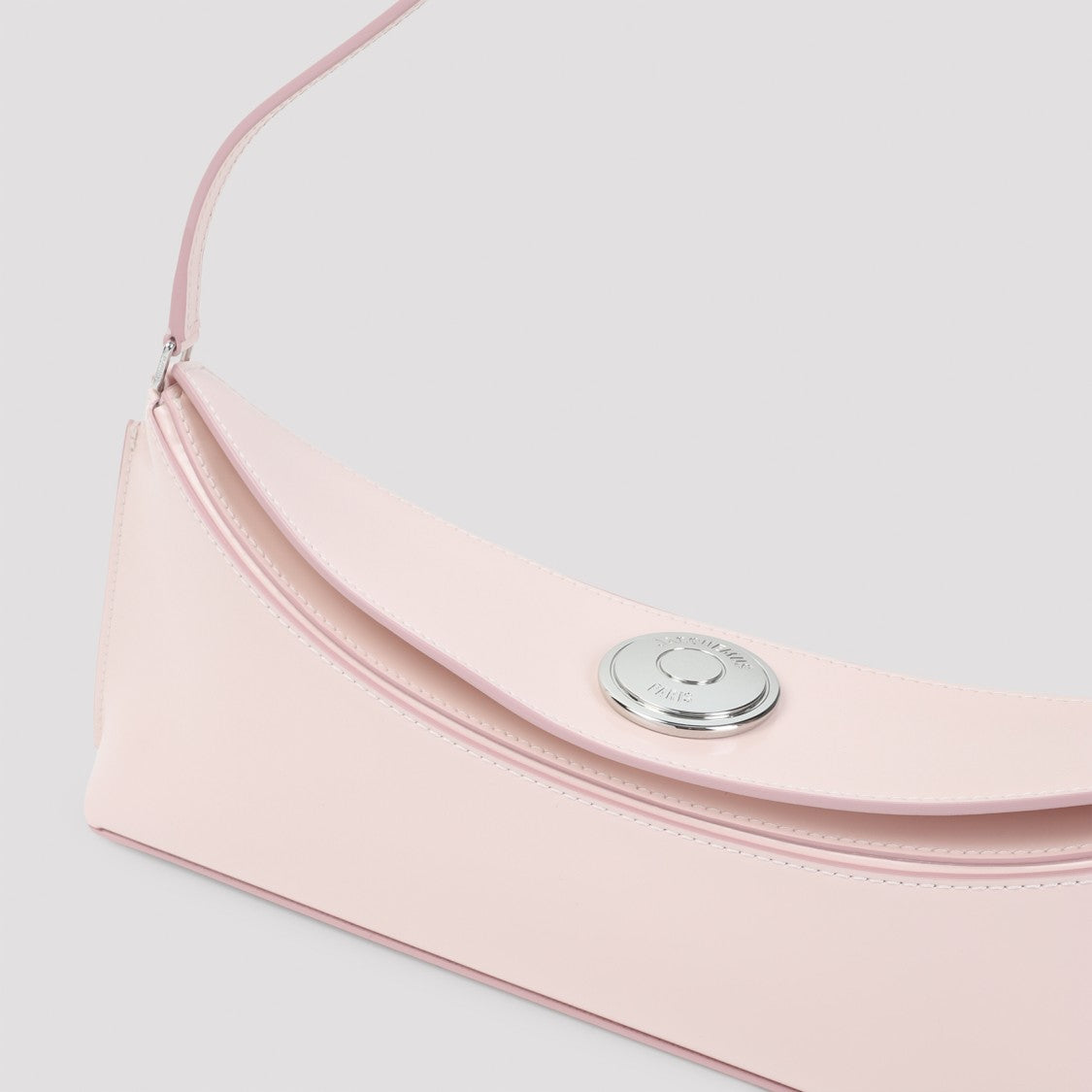 Jacquemus Compact Pink Leather Handbag