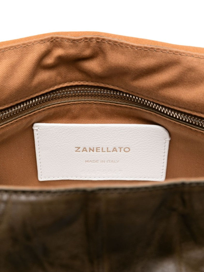 Zanellato Textured Green Leather Handbag