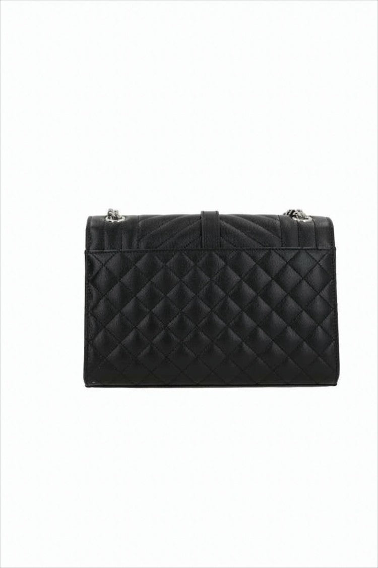 Saint Laurent Textured Calf Leather Shoulder Bag