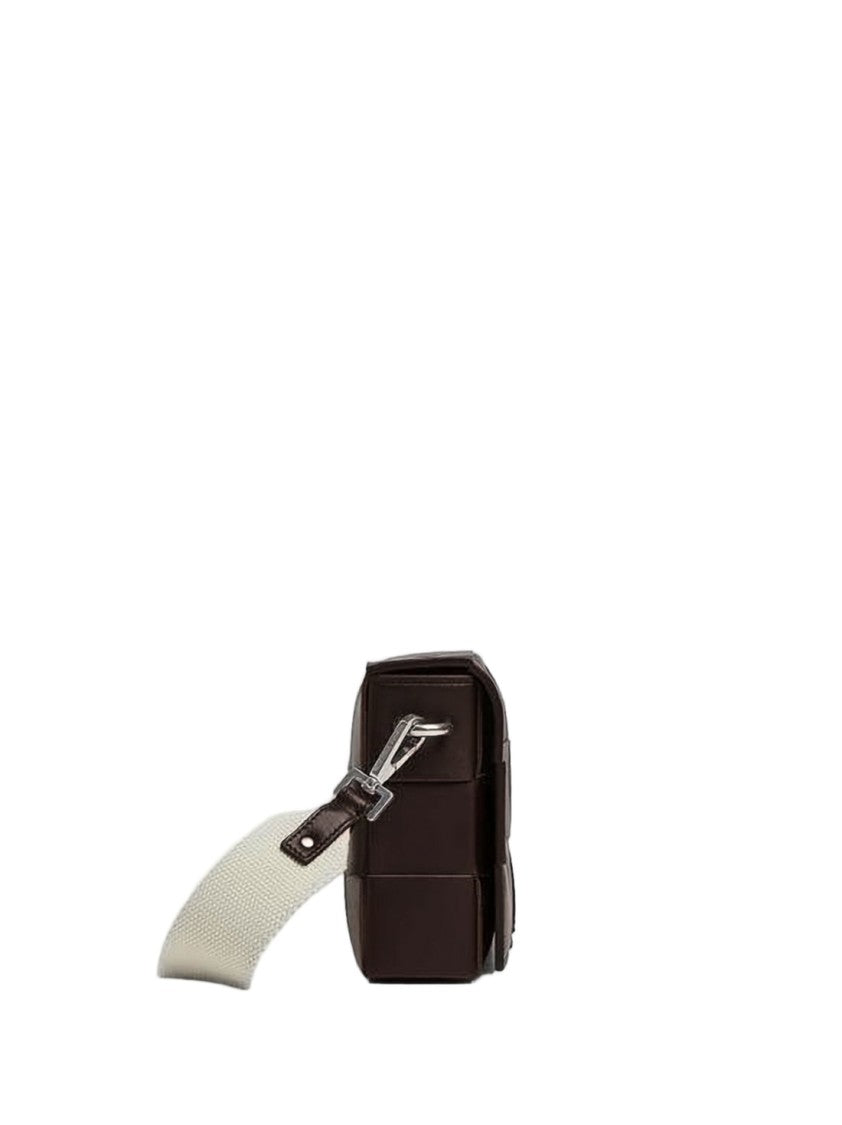 Bottega Veneta Woven Leather Rectangular Crossbody Bag