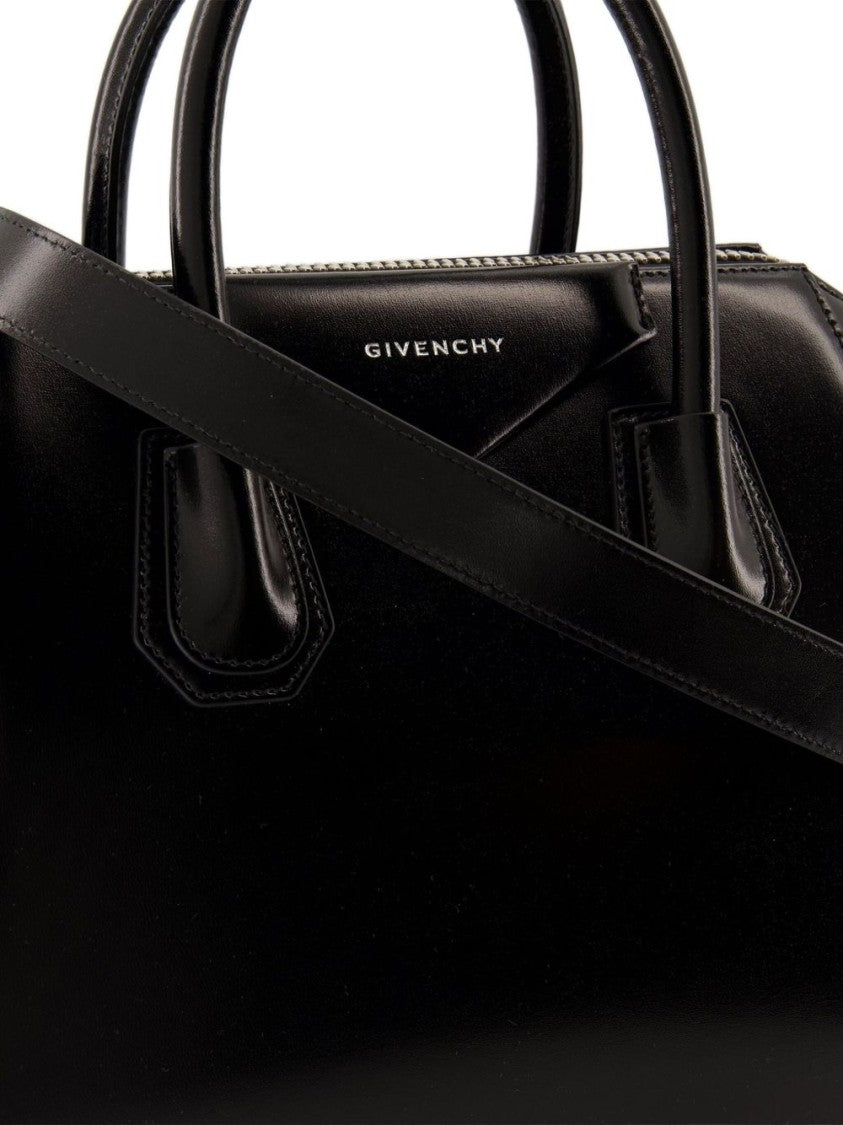 Givenchy Structured Black Leather Bag
