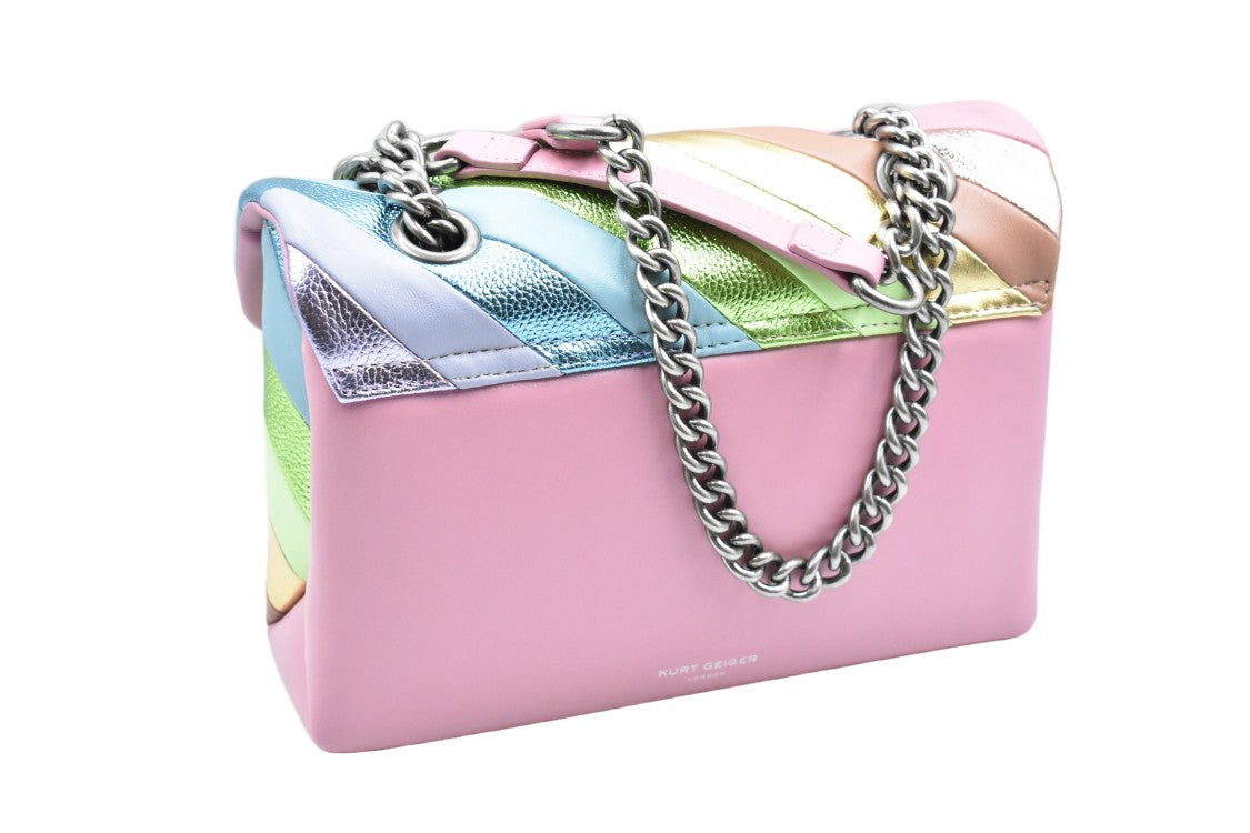 Kurt Geiger Pastel Stripe Shoulder Bag