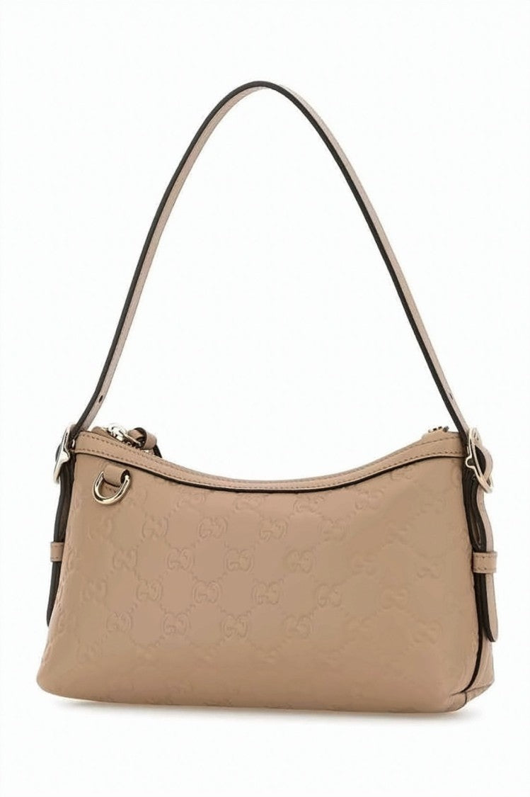 Gucci Embroidered Leather Small Shoulder Bag