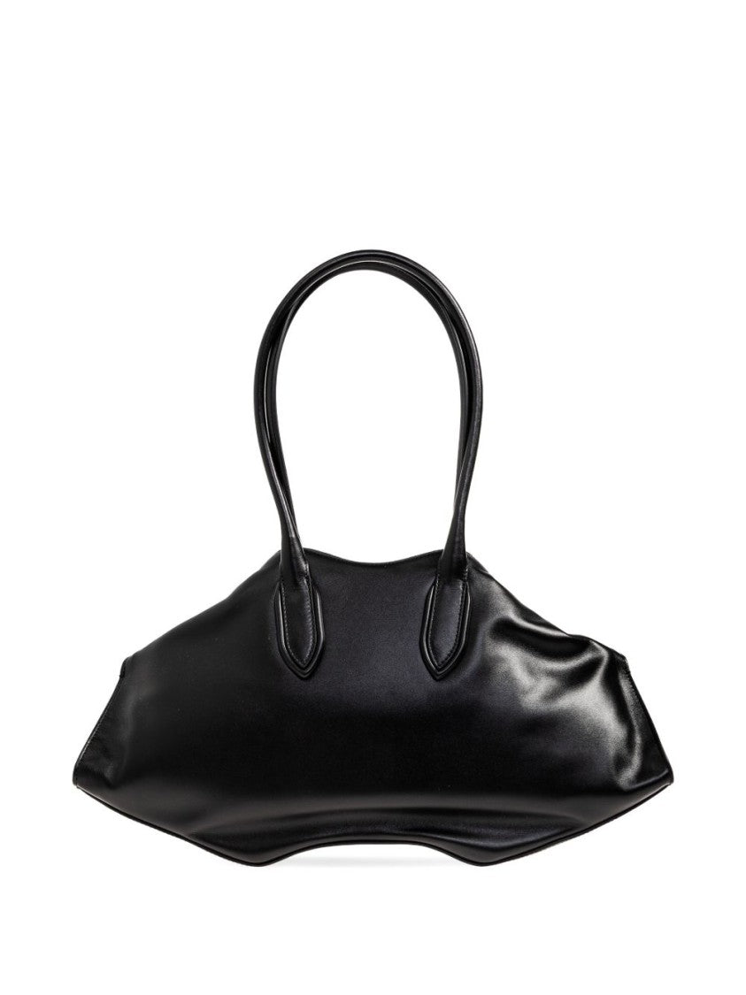 Alexander Mcqueen Elongated Silhouette Calfskin Leather Bag