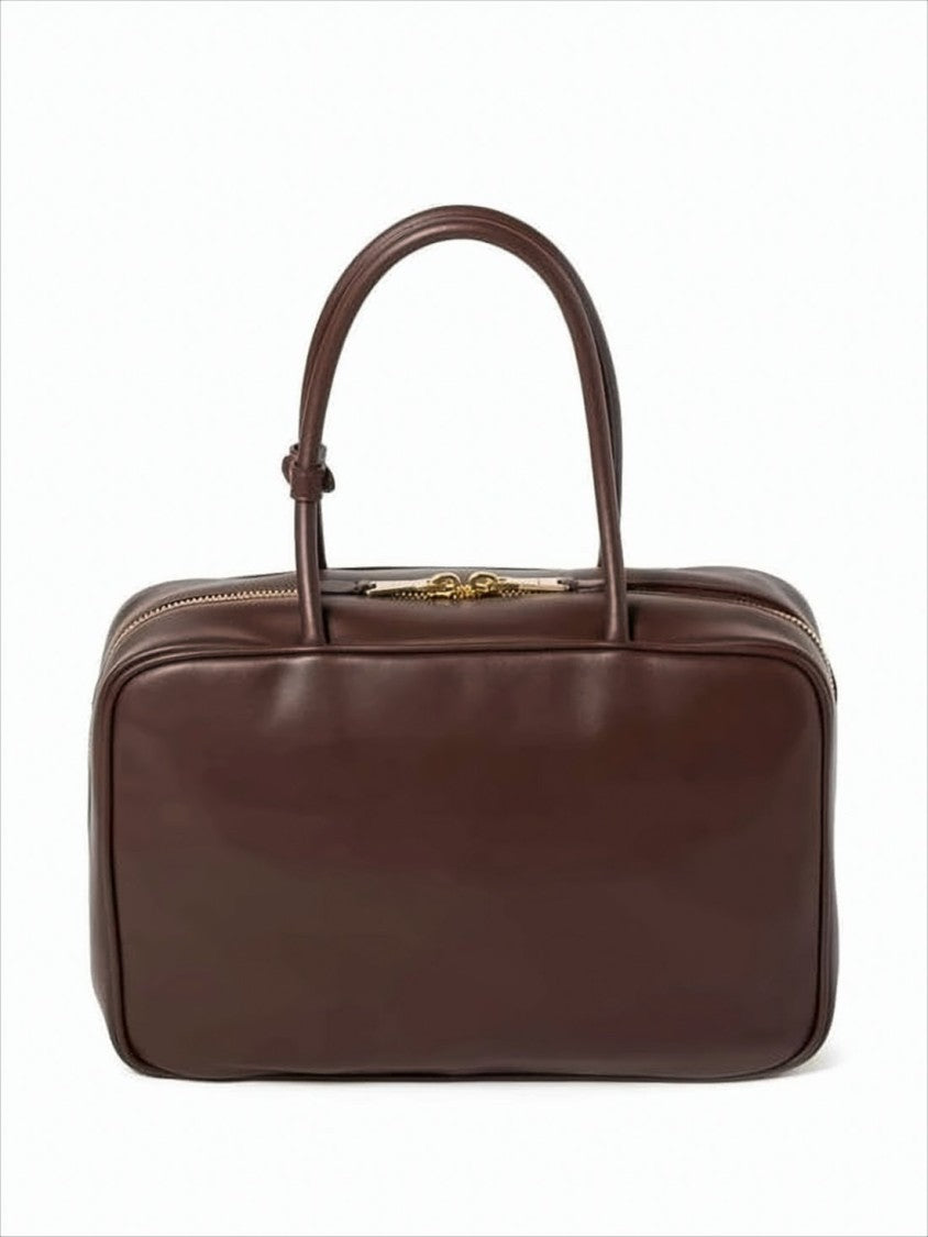 Miu Miu Rectangular Calf Leather Tote Bag