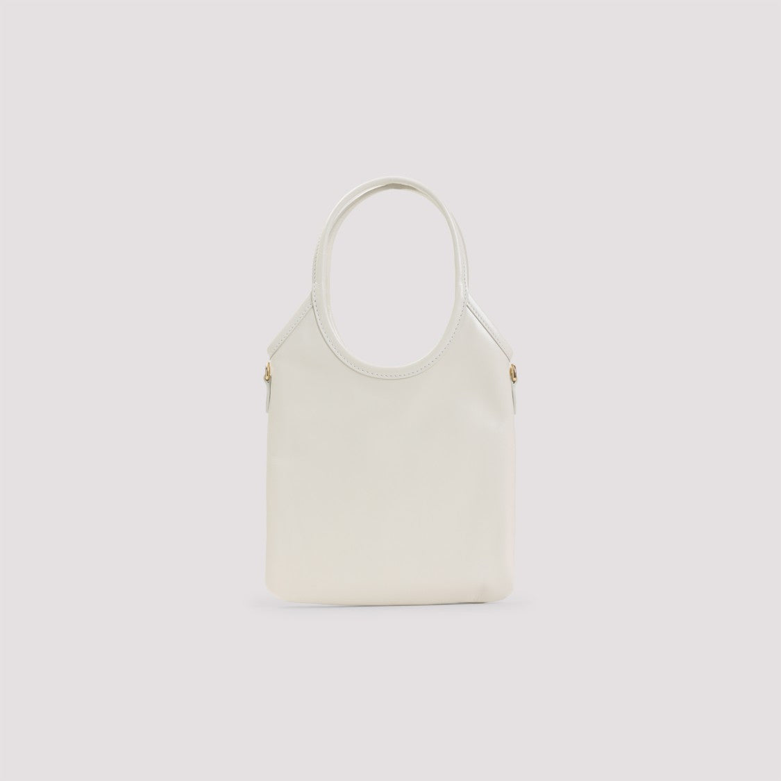 Miu Miu Compact White Calf Leather Shoulder Bag