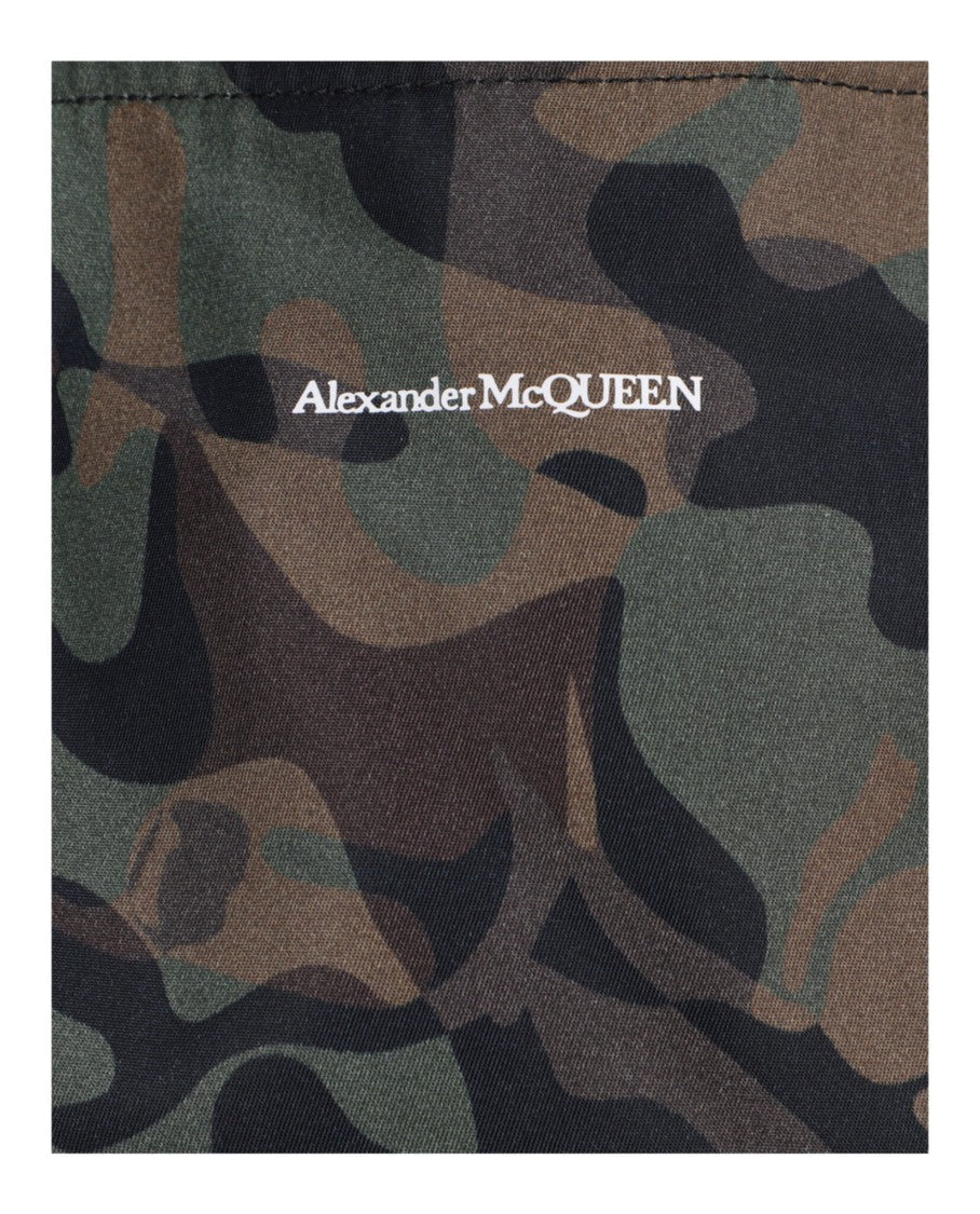 Alexander Mcqueen Camouflage Print Tote