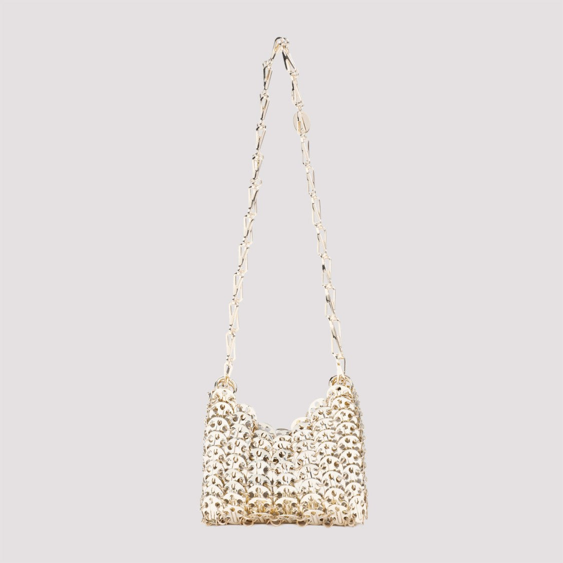 Rabanne 1969 Nano Light Gold Brass Pochette