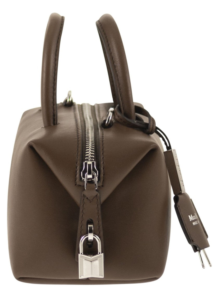 Max Mara Holdalls - Small Natural Leather Satchel
