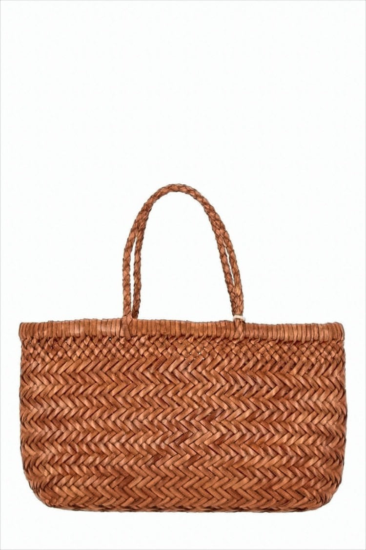 Dragon Diffusion Mini Woven Tote Bag In Buffalo Leather