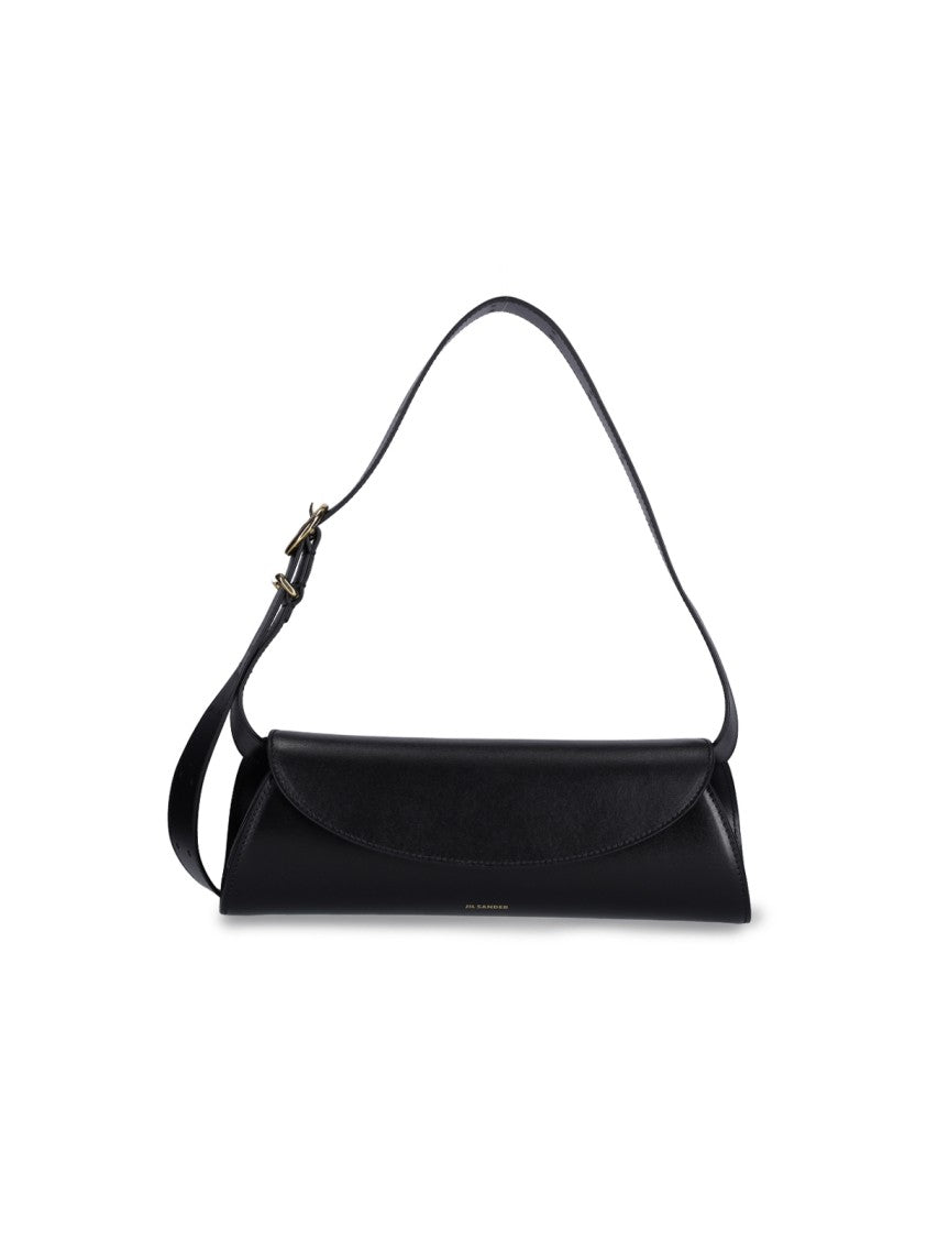 Jil Sander Small Cylindrical Shoulder Bag With Magnetic Flap