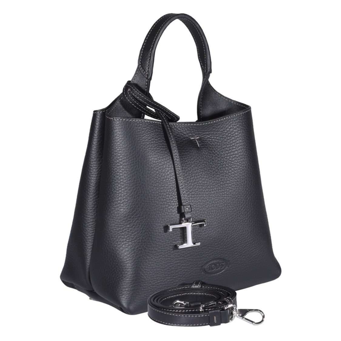 Tod's Black Leather Tote