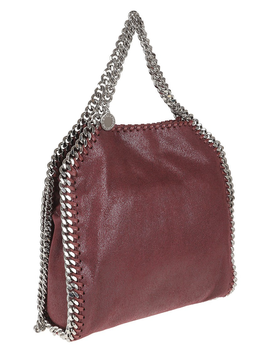 Stella Mccartney Mini Tote Eco Shaggy Deer W/Palladium Color Chain