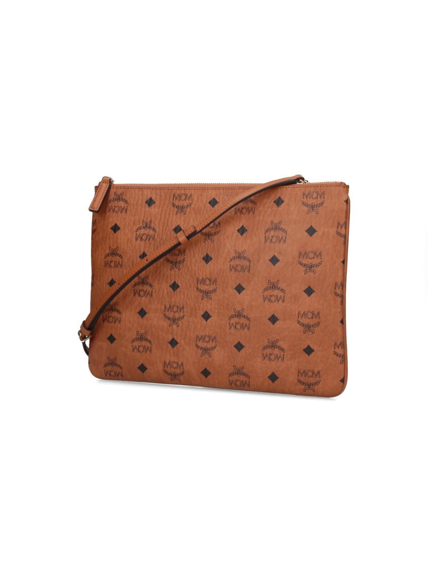 Mcm “Aren” Crossbody Pouch – Brown