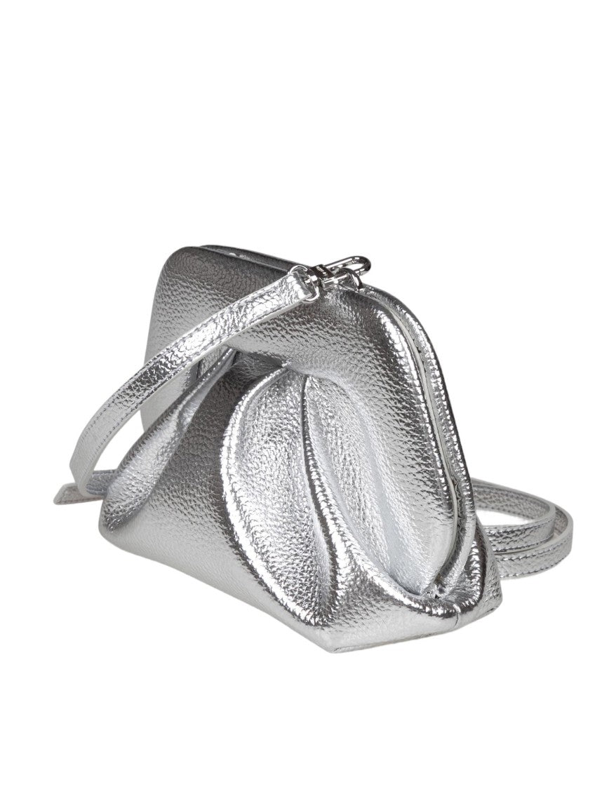 Themoirè Bios Laminated Faux Leather Bag