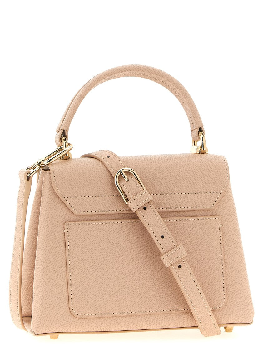 Furla Printed Leather Bellows Handbag