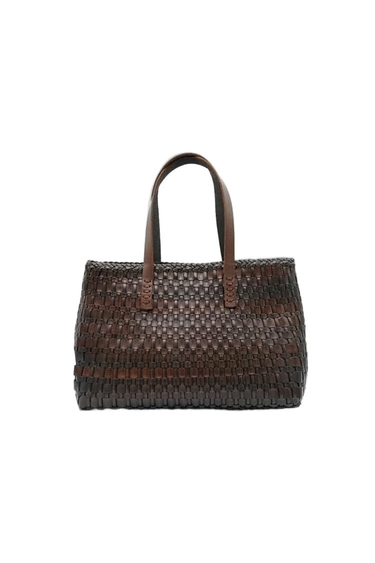 Dragon Diffusion Artisan Woven Buffalo Leather Shoulder Bag