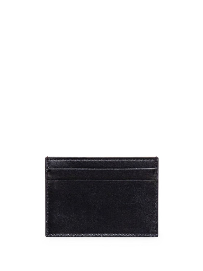 Off-White Black Cardholder With Smooth Finish