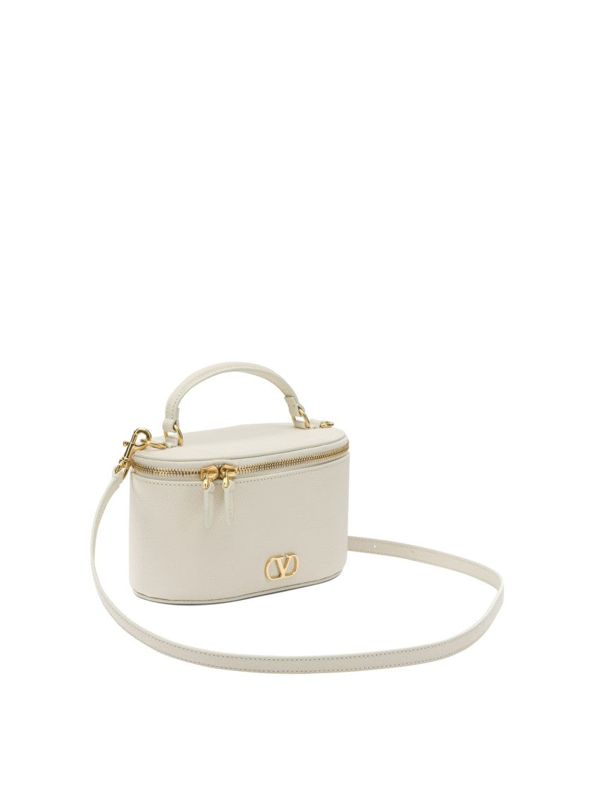 Valentino Garavani Textured Calf Leather Handbag