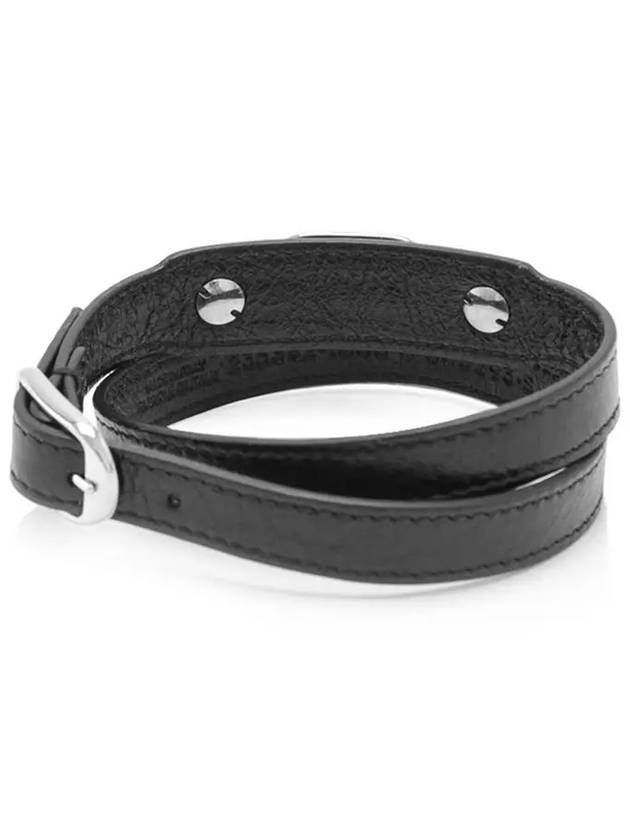 Luxury Balenciaga Trending 2025 Classic Triple Tour Bracelet Black