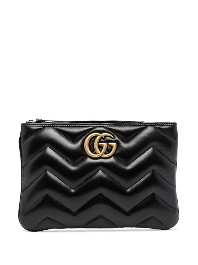 Gucci Black Lamb Leather Pouch