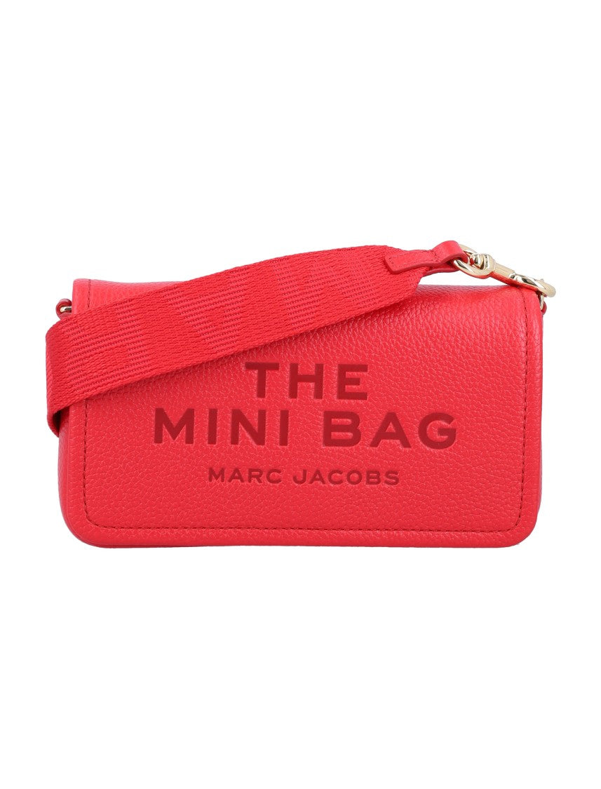 Marc Jacobs Textured Leather Mini Bag With Magnetic Closure