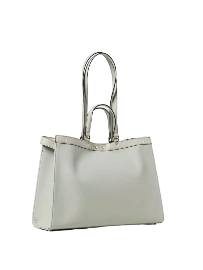 Fendi Structured Tote Bag With Embossed Monogram Pattern