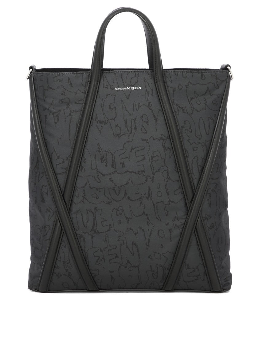 Alexander Mcqueen Sleek Black Shoulder Bag