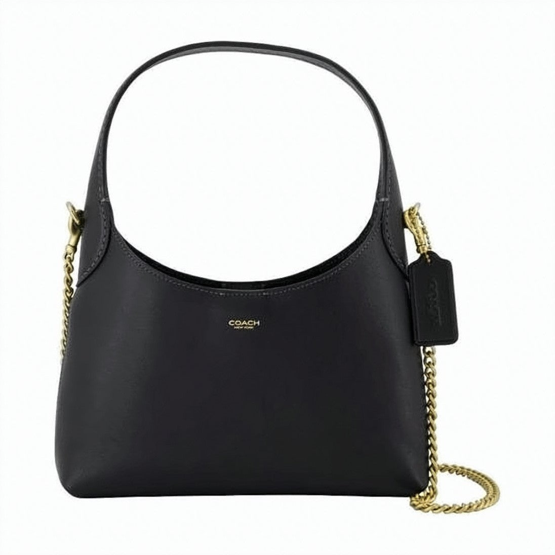 Coach Smooth Leather Shoulder Bag With Minimalist Silhouette