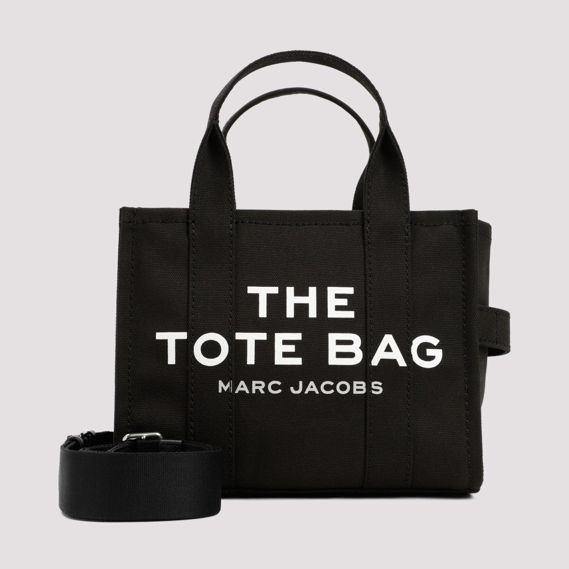 Marc Jacobs Black Cotton The Small Tote Bag